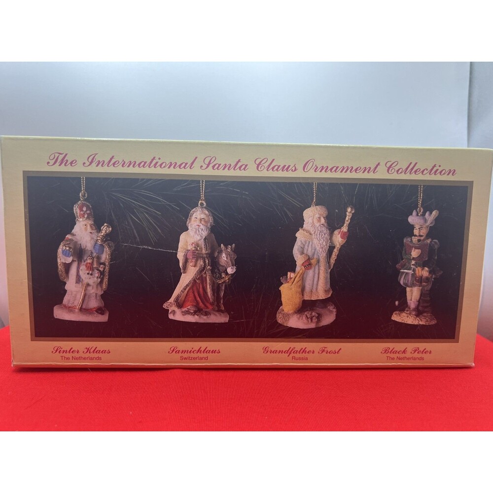 INTERNATIONAL SANTA  ORNAMENTS-SCO-B/2- Netherlands, Switzerland and Russia